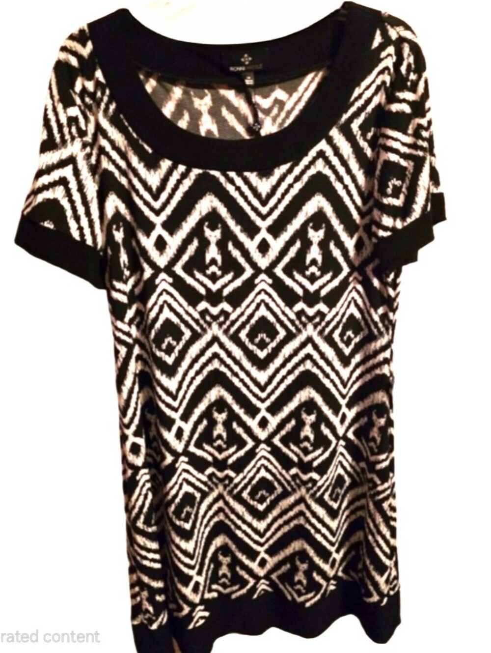 Ronni & Nicole Women's Size 14 Knee Length Dress Geometric Abstract